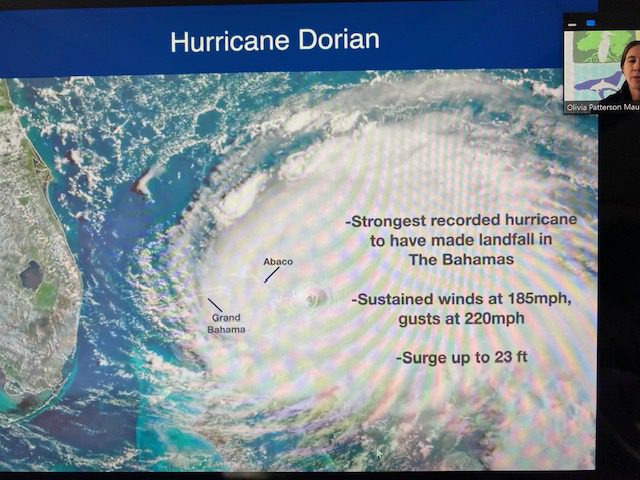Dorian hurricane on Abaco coral reef Dorian hurricane on Abaco coral reef